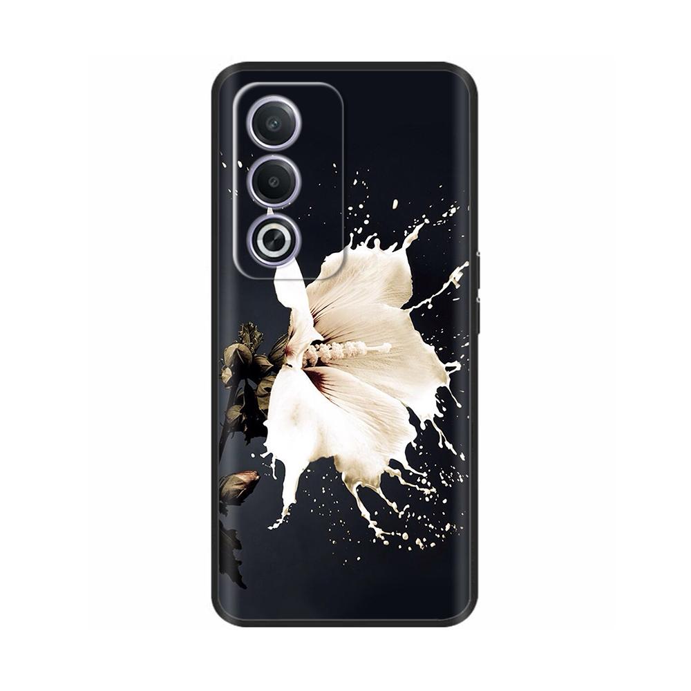 Phone Case for OPPO K12X 5G 6.67" CPH2667 Protection Luxury  Soft Black Silicone Shockproof Shell Painted Back Cover Funda Coque