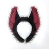 Furry Wolf Ear Headband Cosplay Accessory Halloween Party Gothic Punk Costume Womens Animal-Themed Hairband