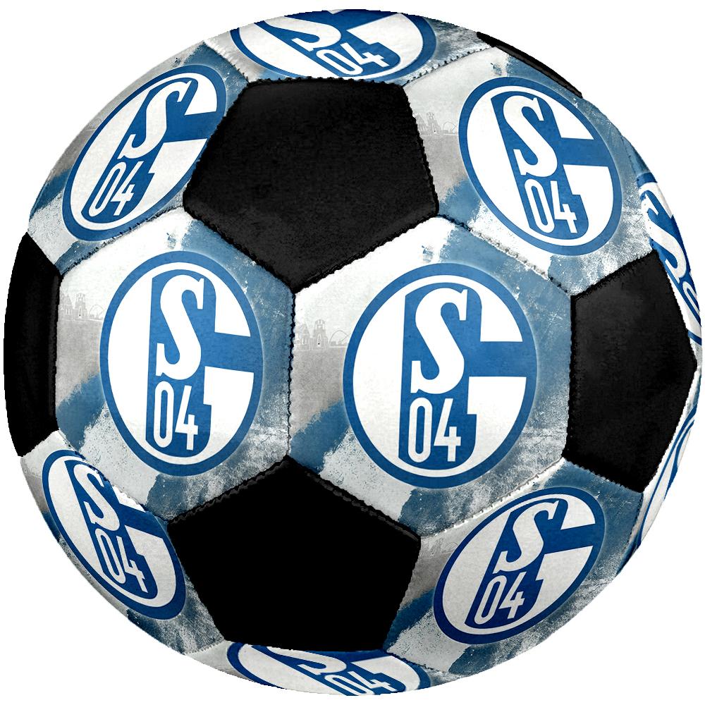 SIZE 5 FC Schalke 04 Soccer Ball Colorful All Ages Machine Stitched PVC Competition Ready Durable High-Bounce