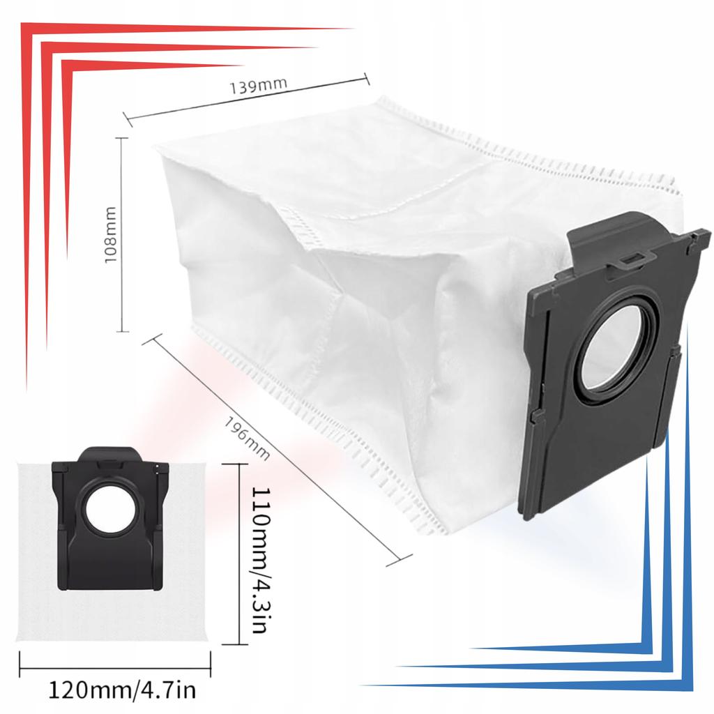 Dust Bags For Dreame L10S Ultra Set Of Bags For X30 X40 X50 Vacuum Cleaner