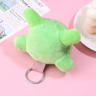 1 Unidade Pingente de Pelúcia de Sapo Verde Fofo Kawaii Pingente de Chave Pingente de Bolsa Presente de Aniversário Para Família e Amigos