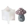 Halloween Silicone Moulds Mushroom House Candle Molds Scented Candle Molds Craft Supplies for Halloween Decorations