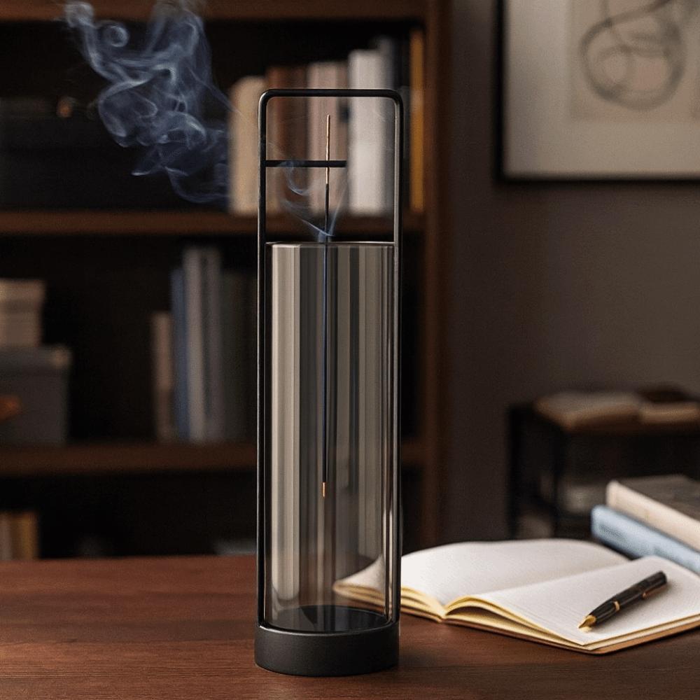 Detachable Upside-down Incense Burner Stand with Glass Incense Stick Holder  Yoga Meditation