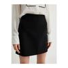 Mini Tweed A-line Skirt Slim Fit