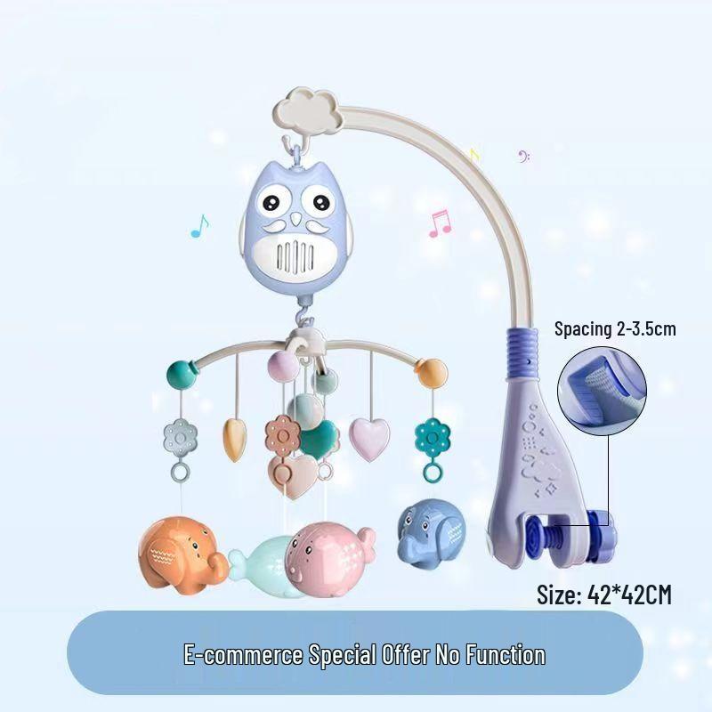 Rotating Crib Mobile with Music & Remote Control - Baby Rattle & Hanging Toys for Newborns