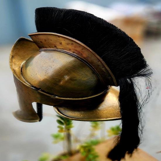 King Leonidas Spartan Helmet 300 Movie Replica, Medieval Battle Decorative Item Christmas Halloween Gift