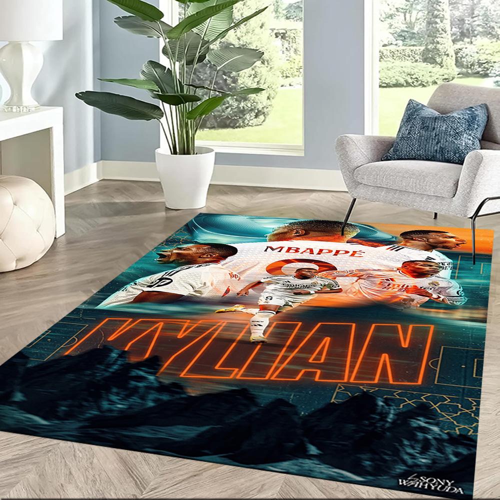 Mbappe 40 Carpet Suitable for Bedrooms Entryway Dining Room Playrooms Anti-slip Rug Office home decor Gift for Festivals