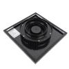 Solar Roof Vent Fan 8W Attic Exhaust Ventilation System DC Brushless for Garage Warehouse Black