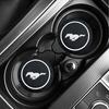 Car Sticker 1/2pc Car Heat-resisting Coaster Silica Gel Water Cup Slot Dirt Pad For Ford Mustang 2.3T Shelby GT350 GT500 GT 2015