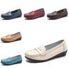 Leather Womens Loafers With Soft Pu Insole For Casual Summer Wear