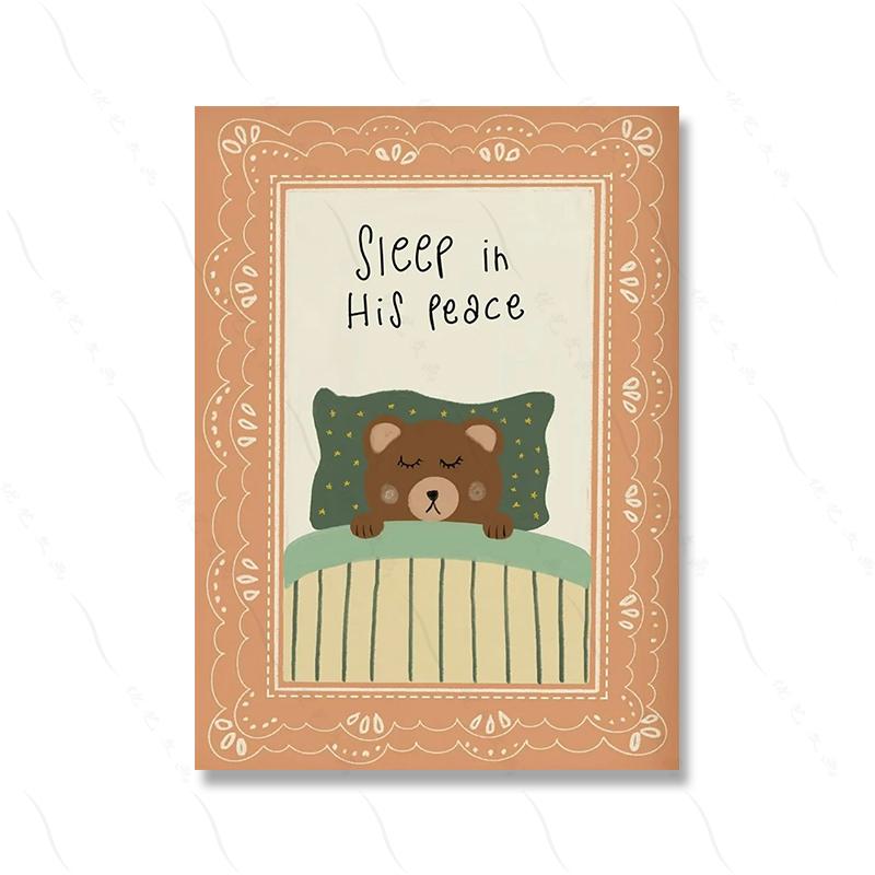 Silly Goose Deeply Loved by Jesus Nursery Wall Art Pictures Christian Nursery Decor Cute Goose Bunny Bear Poster Kids Prints