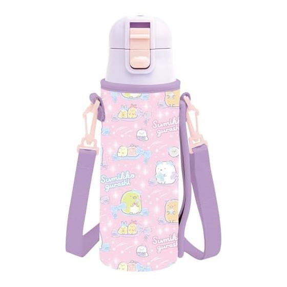 Бутылка из нержавеющей стали San-X Sumikkogurashi с чехлом KA28701 H23075