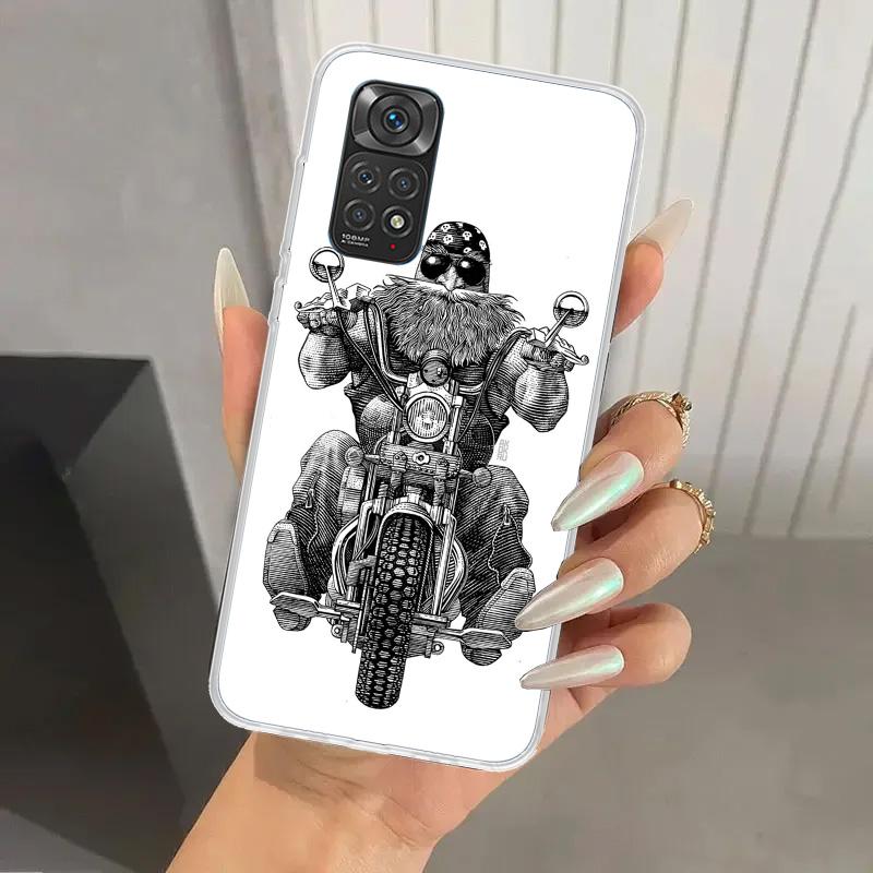 

Motorcycle Gear Phone Case for Xiaomi Redmi Note 15 14 14S 13 12S 12 Pro 11S 11 Plus 11T 11E 10S Soft Funda Print Shell Redmi No Redmi Note 15 Pro 4G
