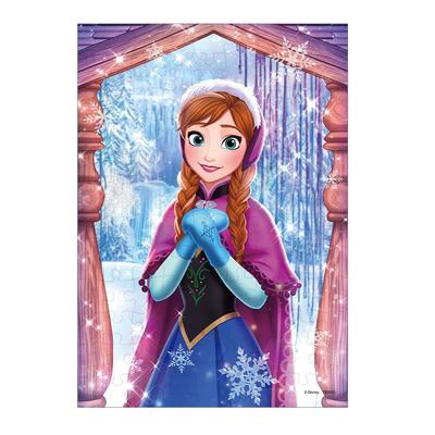 Tenyo [Hecho en Japón] Puzzle de 108 piezas Princesa Disney Anna (18,2 x 25,7 cm) D-108-070 con Pegamento, Espátula y Tarjeta de Servicio