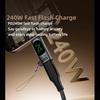 PD240W LED Display USB 4.0 80gbps Type C To Type C OTG Adapter 8K@60Hz5A Fast Charging Cable for iPhone 15 16 MacBook Pro