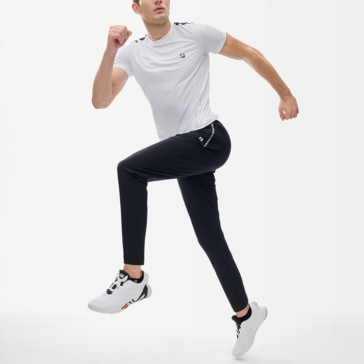 New FILA Athletics T Shirts Men's Jade White A11M221113FWT