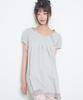 Iligo Lace Hoodie Dress Gray