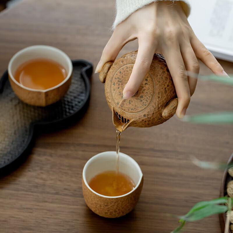 Edenus Ceramic Portable Travel Tea Set