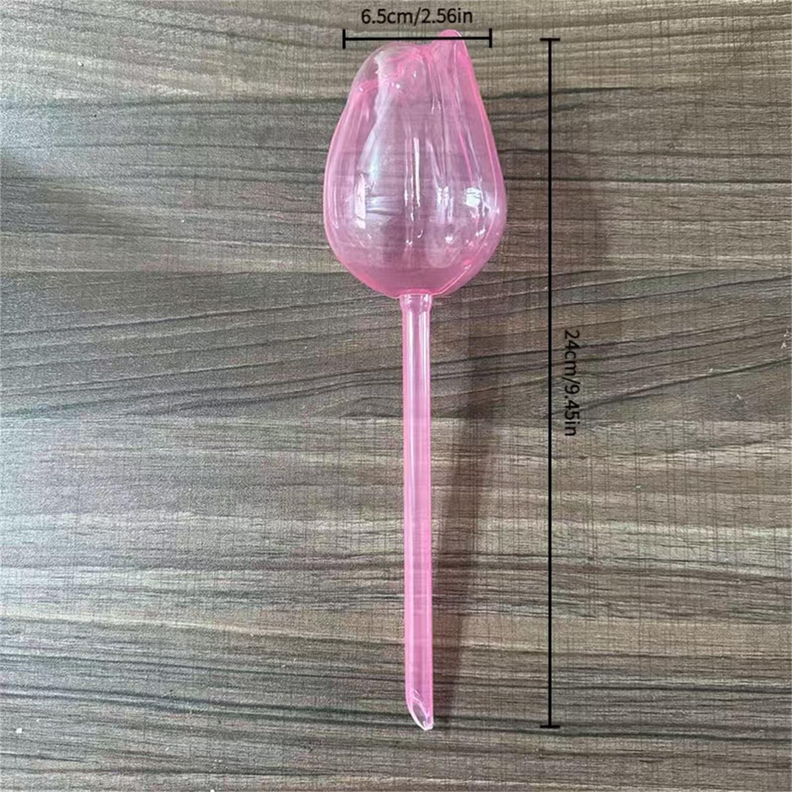 

Dripping Device For Watering Flowers, Imitation Glass, Can Be Labeled One Size рожевий