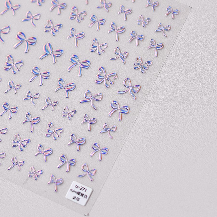 Рельефные наклейки-бантики для ногтей. Изготовление своими руками креативных декоративных — фото 5