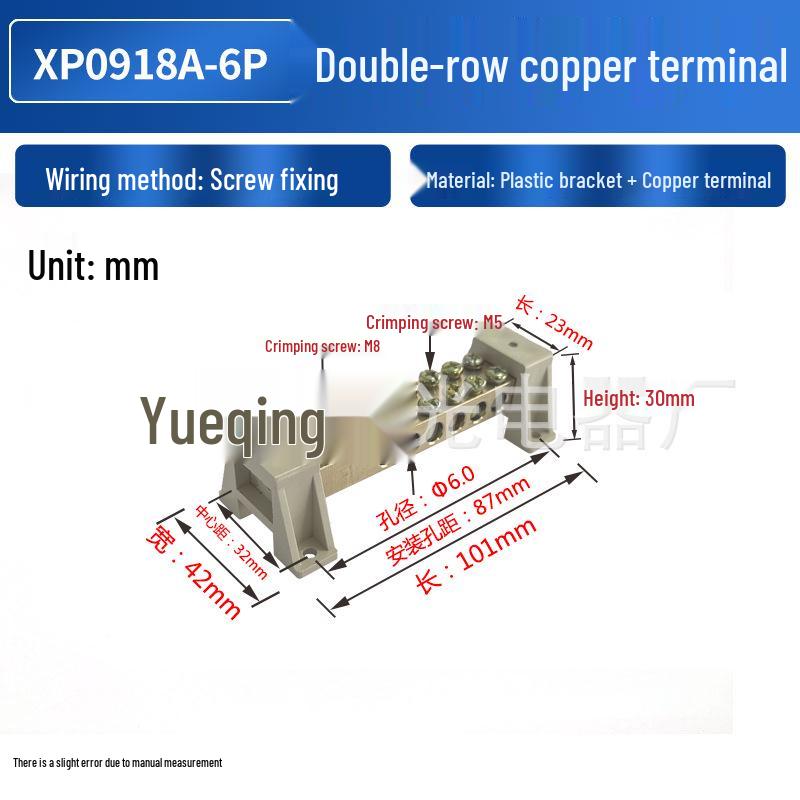 Now: "High-Current Double-Row Brass Terminal with Copper Busbar for Zero Ground Connection"