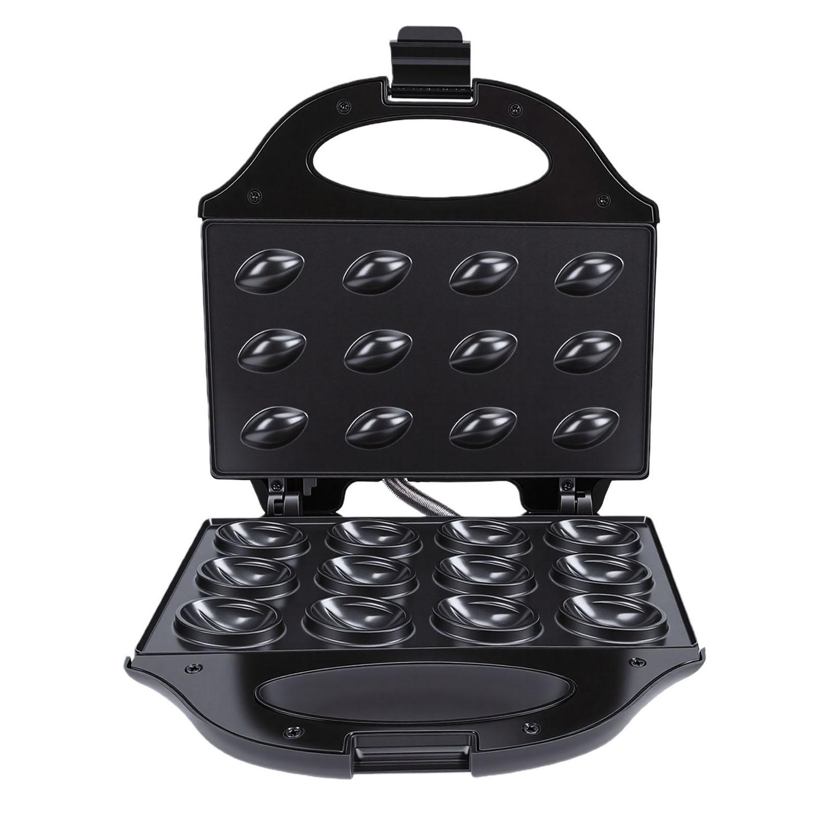 

Walnut Cookie Maker 750W 12 Capacity Nonstick Mini Nut Waffle Bread Machine Electric Walnut Cake Mould for Home L