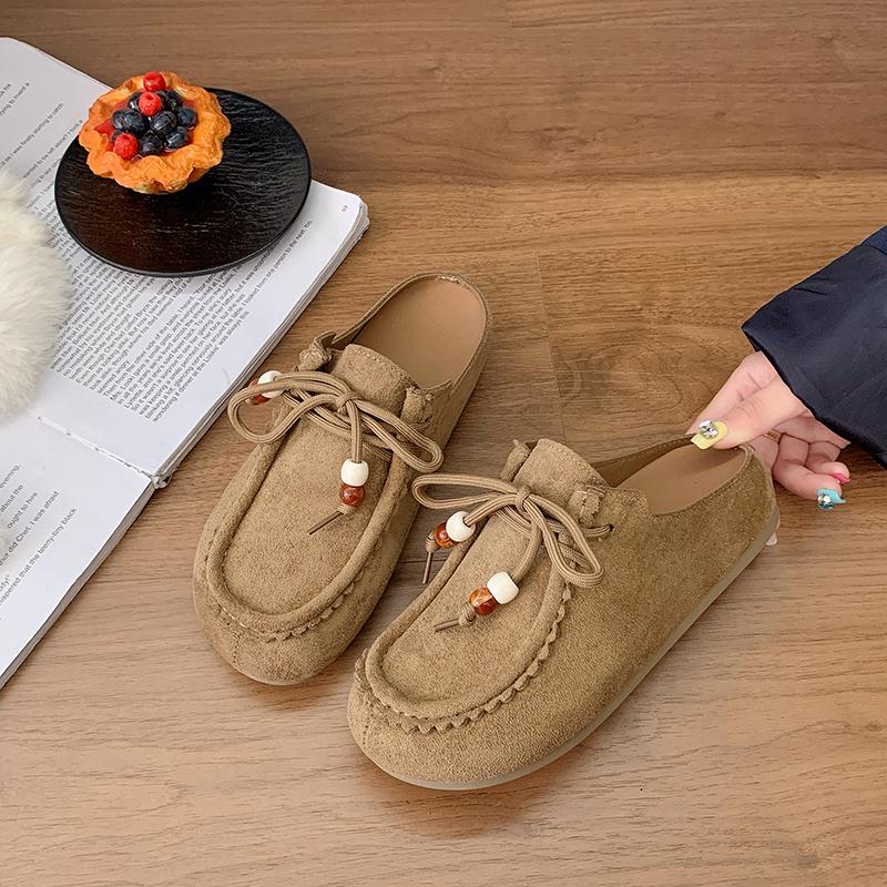 Fashion Women Flats Mules Shoes Beaded Slippers Platform Sandals 2025 Summer Trend Sport Sneaker Casual Slingback Shoes Mujer Flip Flops