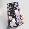 For ZTE Nubia Z50 Case NX711J Luxury Cute Heart Rabbit Black Soft Silicone Shockproof Back Cover For NubiaZ50 Z 50 5G Phone Case