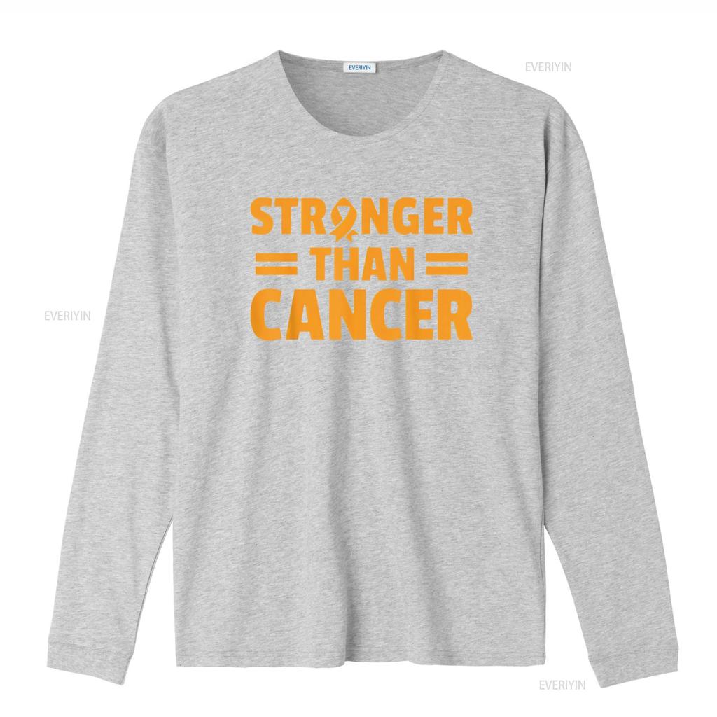 Womens Stronger Than Cancer Leukemia Awareness Survivor T Shirt Black vintage Washed Comfortable Casual fashion Soft streetwear