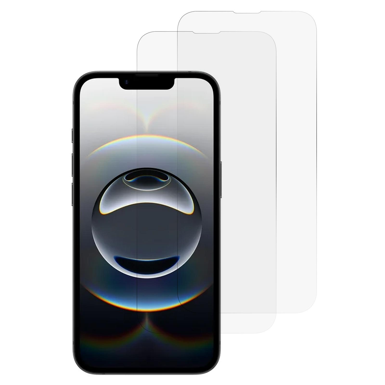

2Pcs Screen Protector For iPhone 16e/14/13/13 Pro,0.3mm HD Clear Tempered Glass Film A