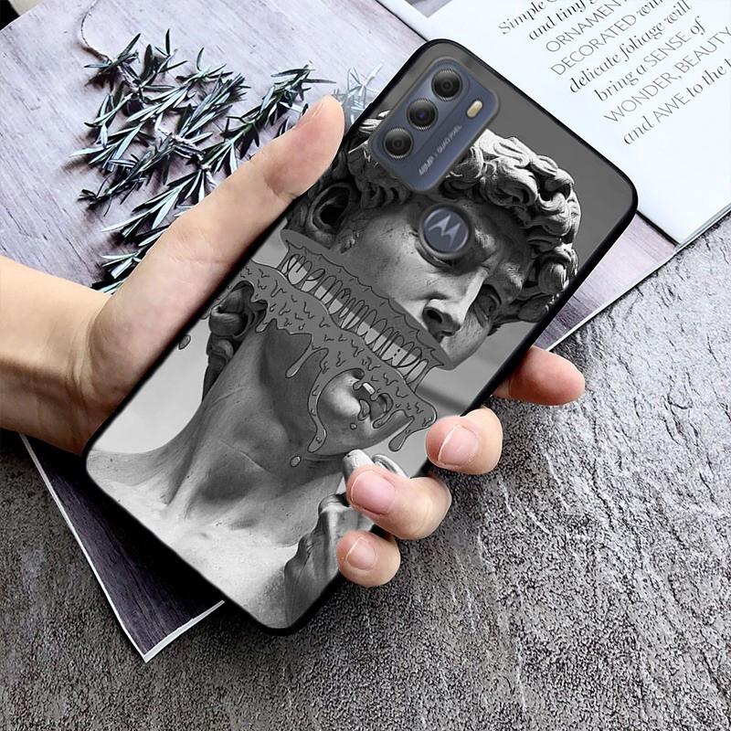 

Graffiti Great Art David Phone Case For Moto Edge 50 40 Pro Edge 40 30 Ultra Neo Fusion G Power G Stylus G Play E32 E20 E40 Moto Edge 30 Ultra