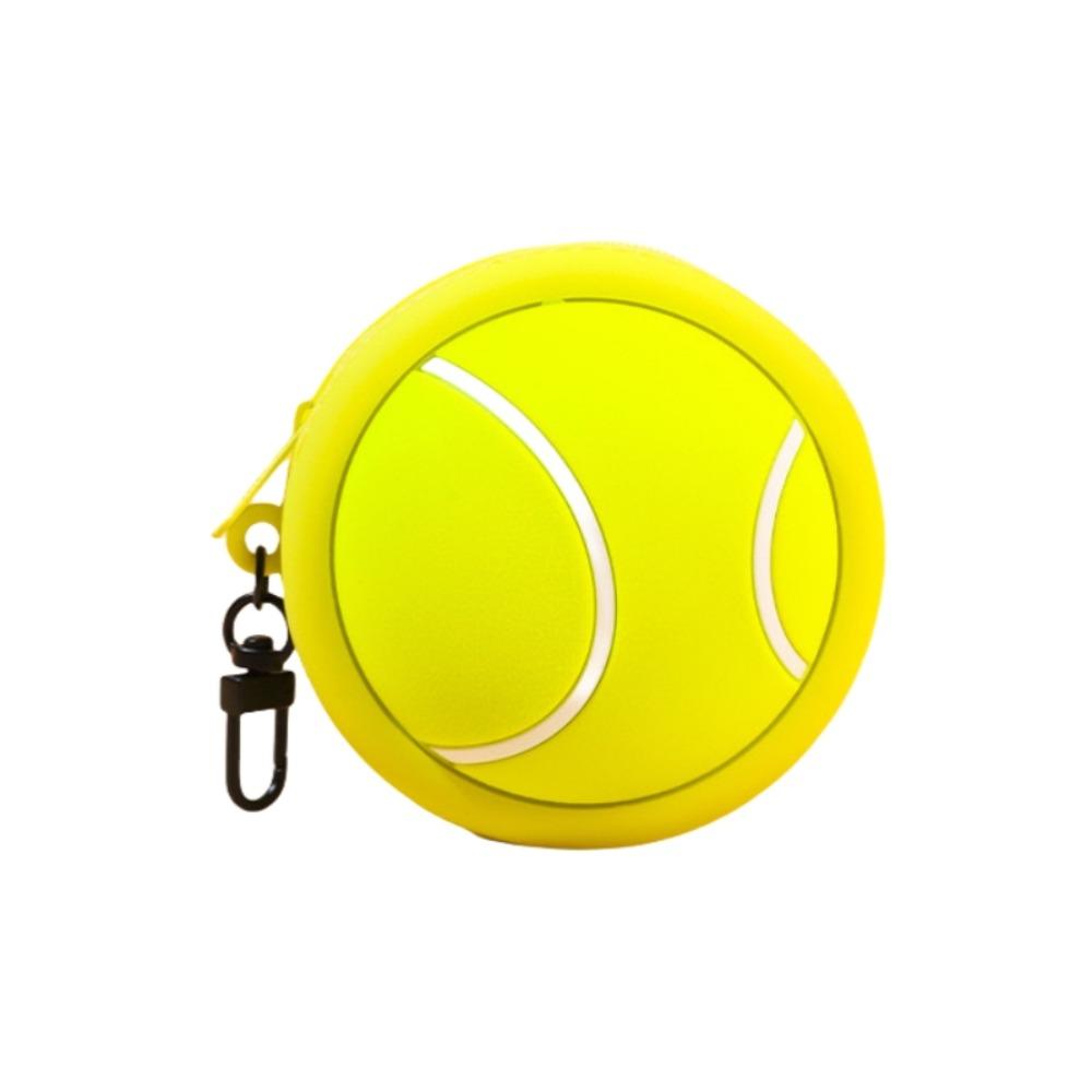 Baseball Sports Series Coin Purse Wallet Soccer Silicone Earphone Bag Basketball Purse Bag Travel