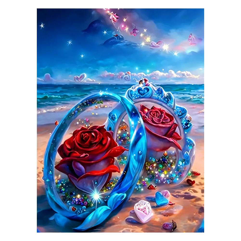 

Kits For Adult For Beginners, 5D DIY Full Drill Floral Diamond Dot Gem Art Crafts Kits For Home Wall Decor