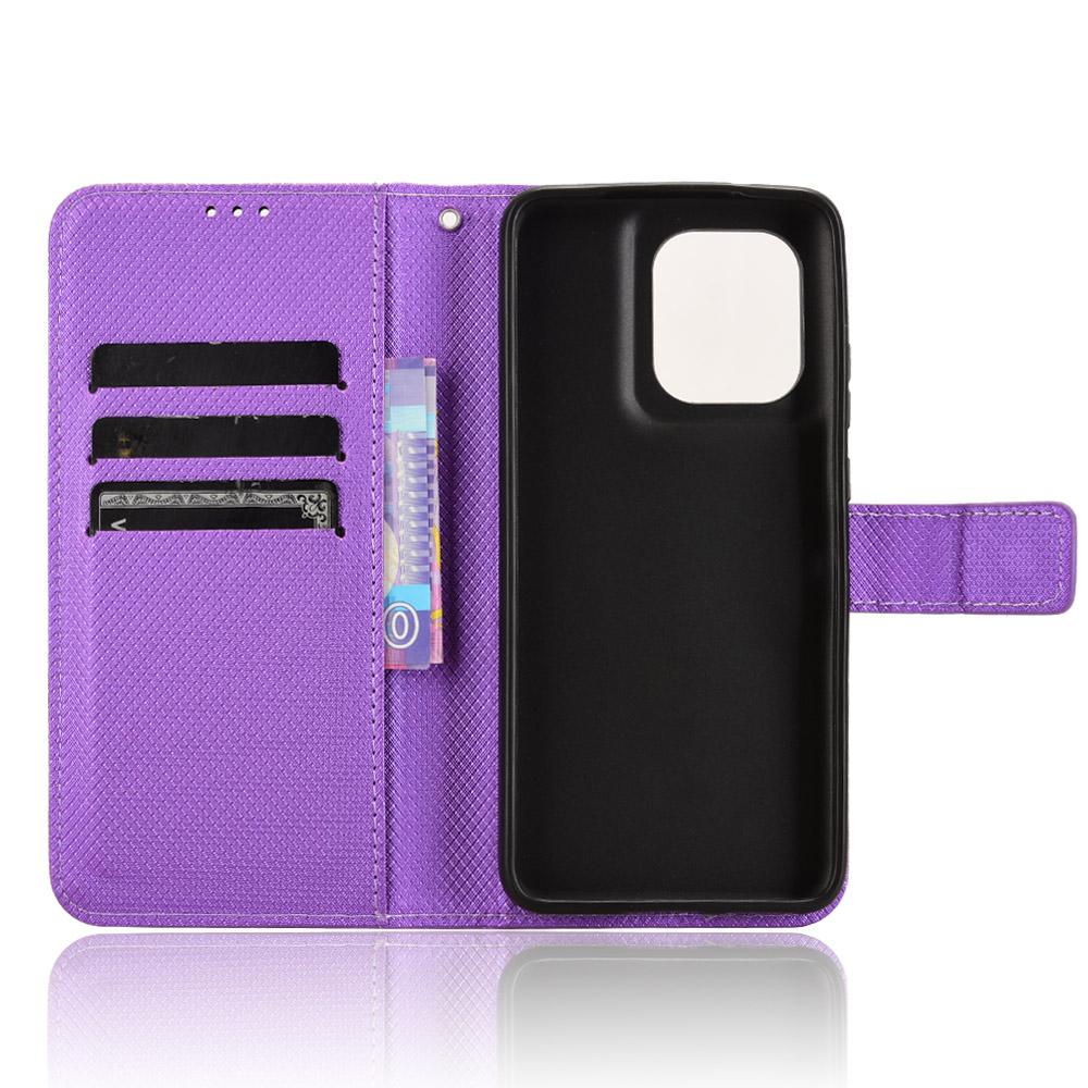 For Motorola Thinkphone 25 5G/Edge 50 Neo 5G/Moto S50 5G Case PU Leather Diamond Texture Wallet Phone Cover