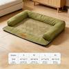 S/M/L/XL Pet Cooling Mat Cat Bed with Ice Sense Rattan Pad Washable Dog Bed Non-slip Bottom Sofa Bed for Indoor Cats Small Dogs