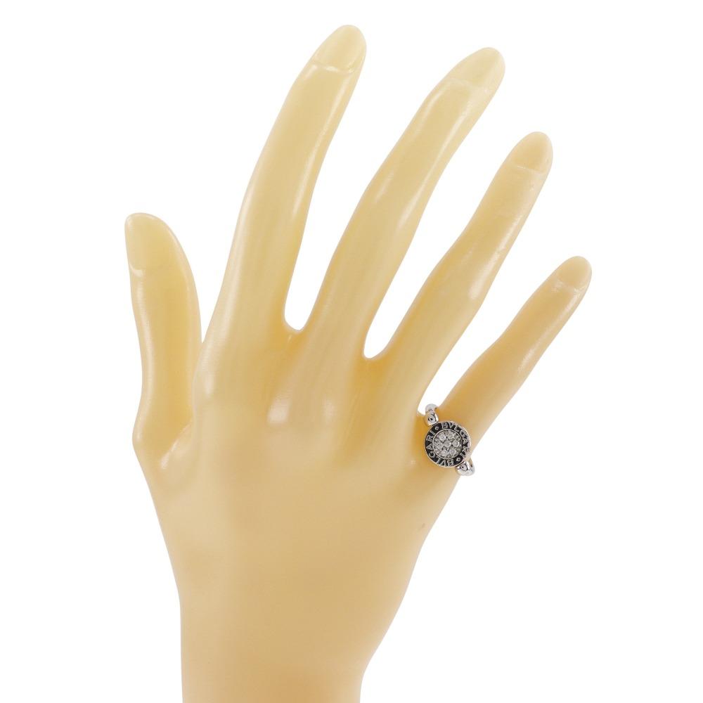 BVLGARI Lapis Ring K18 white gold/lapis lazuli #4.9(US Size) 6g Women Used