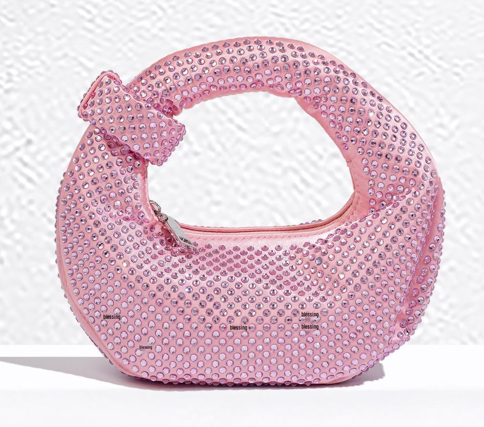 Sac de soirée élégant en strass - Sac à main tendance pour femme