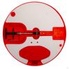 Picchetto per Pesca sul Ghiaccio con Bandierina Arancione Robusto Conveniente Portatile Durevole Compatto Indicatore