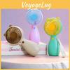 Mini Portable Handheld Cat Ear Usb Rechargeable Fan With Three Adjustable Strong Wind Modes