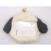 Pochacco Face Pass Case with Plush Toy Set Reel, (Pass Case, Ring)