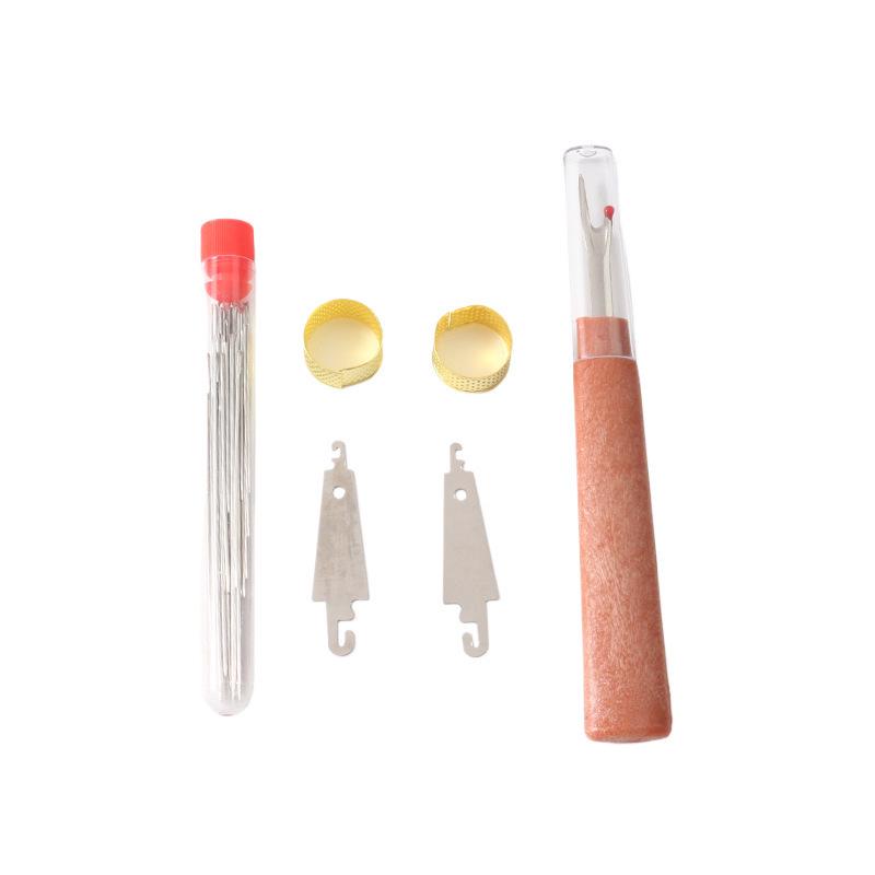 34-Piece Large Eye Hand Sewing Needle Set for Quilting, Embroidery, and Clothes Repair