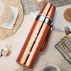 304 Stainless Steel Portable Insulated Bullet Head Thermal Water Bottle, Large Capacity