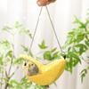 Parrot Banana Bed Winter Warm Bird Cage Cotton Nest Parrot Nest Budgie For Hammock Cage Hut Tent Bed Hanging Cave Outfits Bags