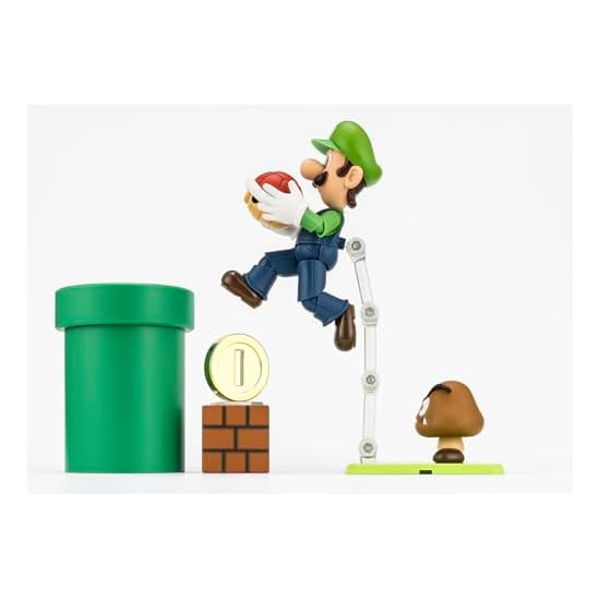 TAMASHII NATIONS S.H.Figuarts Super Mario Playset (SUPER MARIO) ABS & PVC Painted Finished Figure