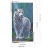 5D DIY Full Round Drill Diamond Painting Tiger Home Decoration Art Craft