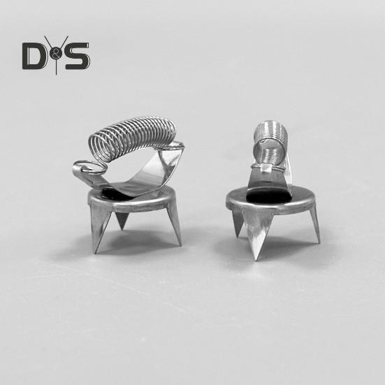 2 Adet Sırlama Daldırma Klipsi Paslanmaz Çelik Ergonomik Konfor Kolay Temizlenir Çok Fonksiyonlu Sır Rengi Uygulama Aracı