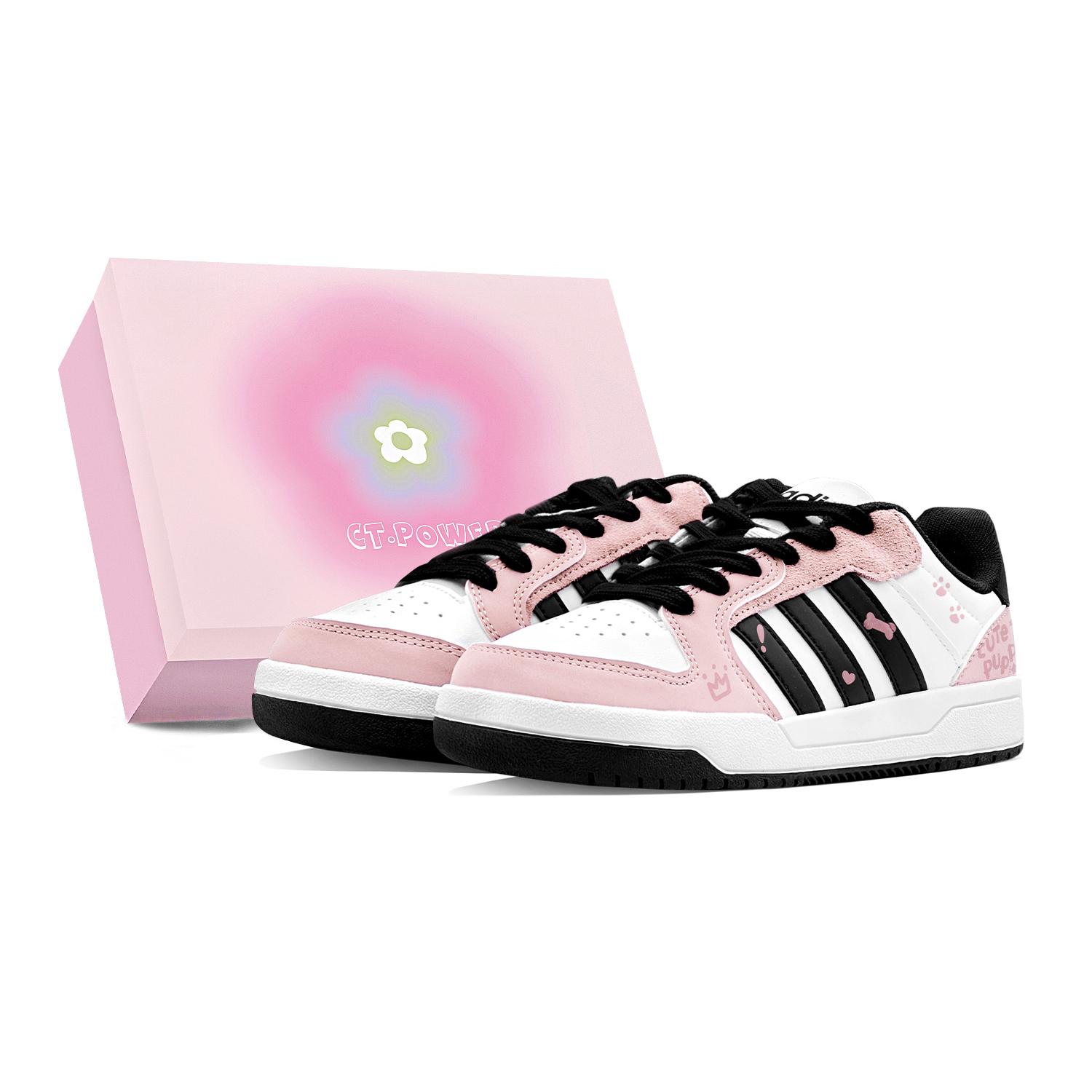 

Adidas ENTRAP Skateboard Shoes Unisex Low Top Black/Pink JQ3923(Team1655-S-BOX) 39⅓
