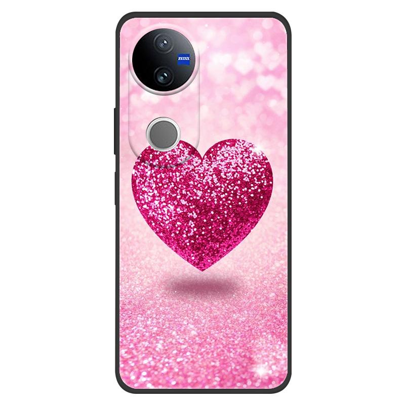 Marble Case For Vivo V50 5G Case Lovely Painted Silicone Back Cases Cover For Vivo V2427 V 50 Coque Anti Drop Protective Fundas