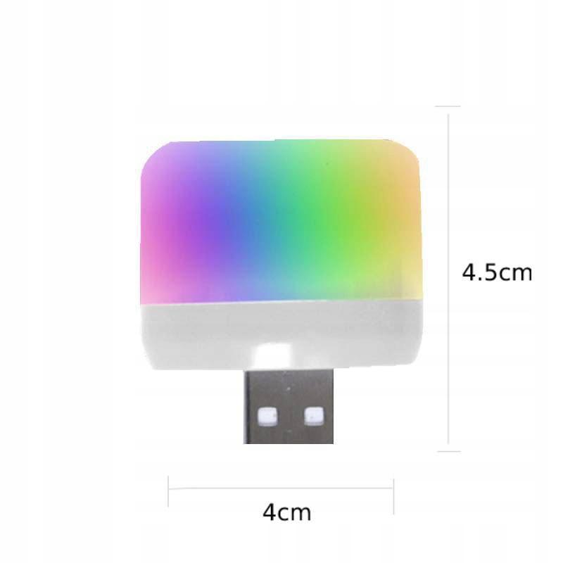 Rgb Led Lamp Rainbow Usb Type-C Phone Tablet