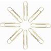Generic Gold Paper Clips, 100 Count Large Size, 2 Inch Jumbo Paperclips, School and Office Supplies, ZANE5242114